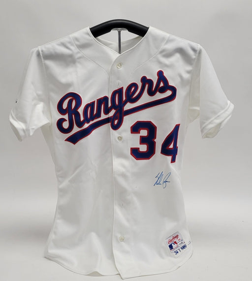 Nolan Ryan Signed 1989 Authentic Game Model Texas Rangers Jersey With JSA COA