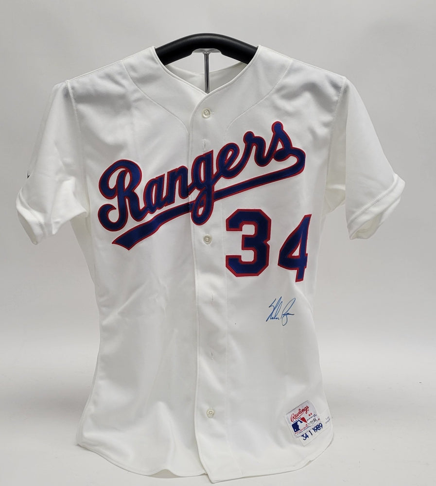 Nolan Ryan Signed 1989 Authentic Game Model Texas Rangers Jersey With JSA COA