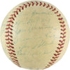 Jackie Robinson 1954 Brooklyn Dodgers Team Signed Baseball PSA DNA