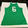 Bill Russell Signed Heavily Inscribed STATS Boston Celtics Jersey With JSA COA