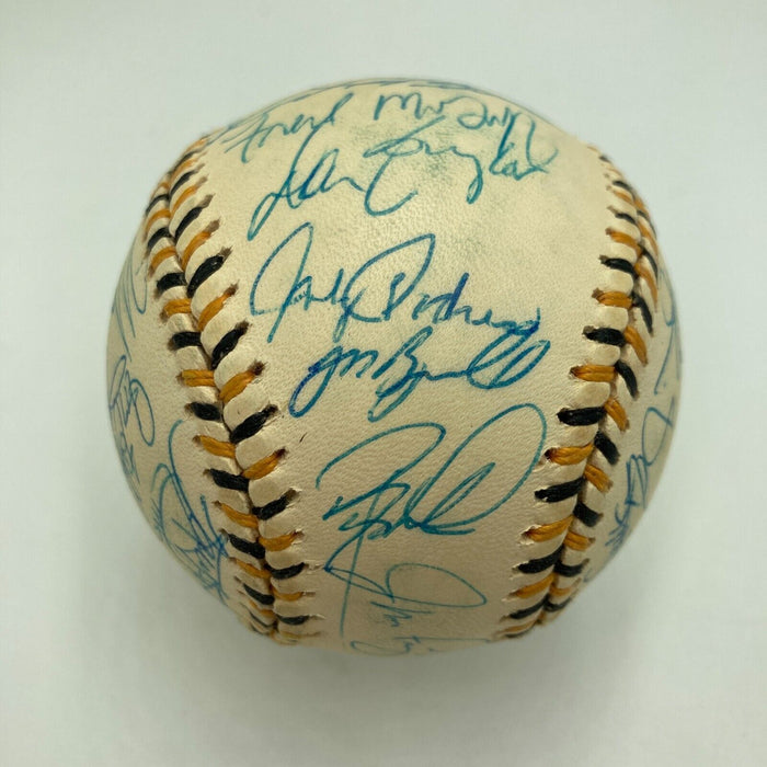 1994 All Star Game National League Team Signed Baseball Barry Bonds PSA DNA COA