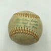 1969 Cleveland Indians Team Signed Autographed American League Baseball