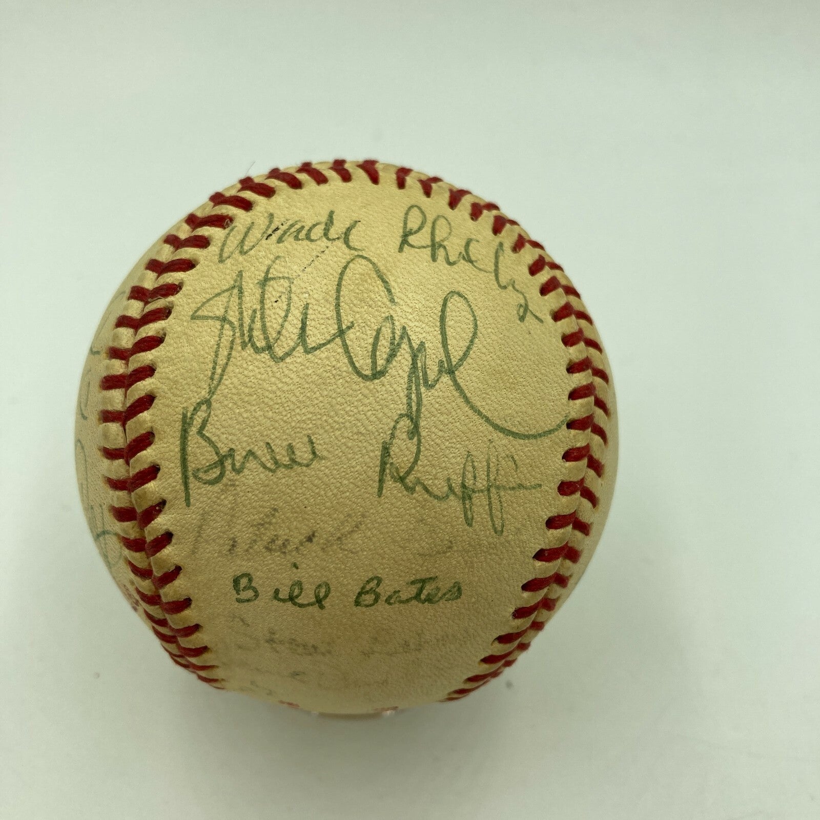 Roger Clemens 1983 Texas Longhorns Team Signed NCAA World Series