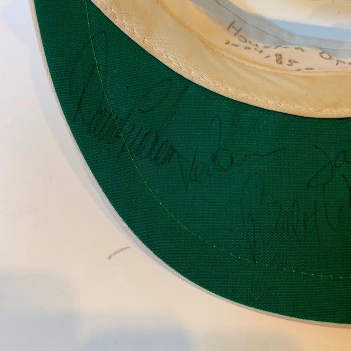 Rare Payne Stewart PGA Golf Greats Multi Signed Hat Visor 30+ Sigs With JSA COA