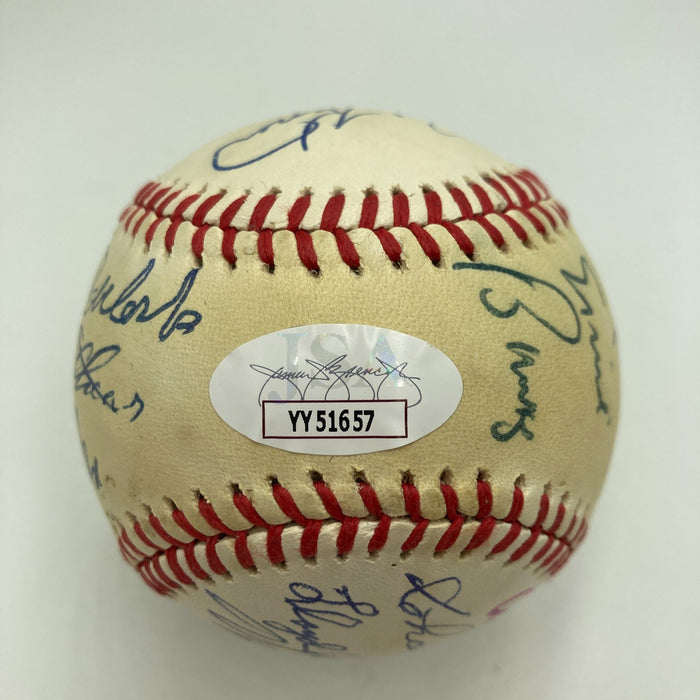 1970's HOF Multi Signed Baseball Red Ruffing Ernie Banks Earl Averill JSA