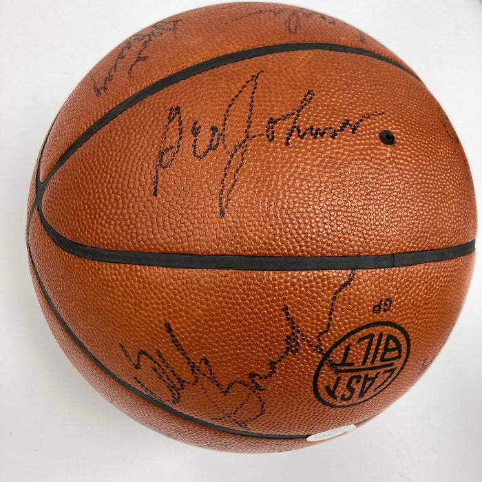 1974-75 Golden State Warriors NBA Champs Team Signed Vintage Game Basketball JSA