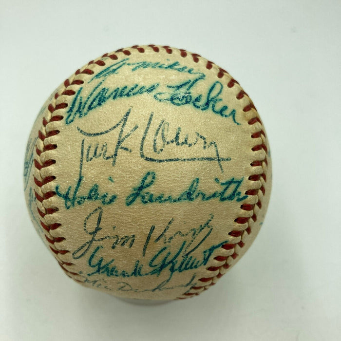 1956 Chicago Cubs Team Signed Official National League Baseball