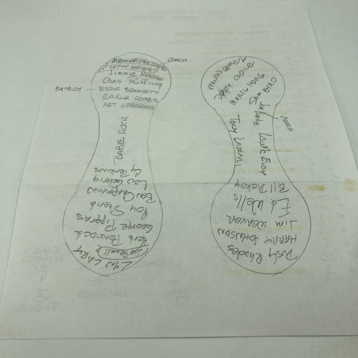 Babe Ruth & Lou Gehrig 1931 New York Yankees Team Signed Baseball JSA COA
