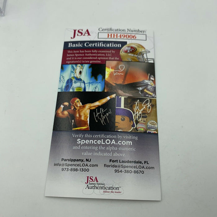 Tag Ridings Signed Autographed Golf Ball PGA With JSA COA