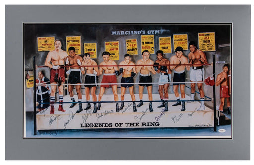 Boxing Legends of the Ring Multi-Signed Photo 11 Sigs Muhammad Ali JSA COA