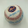 Vintage 1986 New York Mets World Series Champs Team Signed Baseball JSA COA