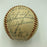 1957 Milwaukee Braves World Series Champs Team Signed Baseball Hank Aaron JSA