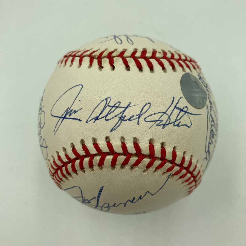 1978 Yankees World Series Champs Team Signed American League Baseball JSA COA