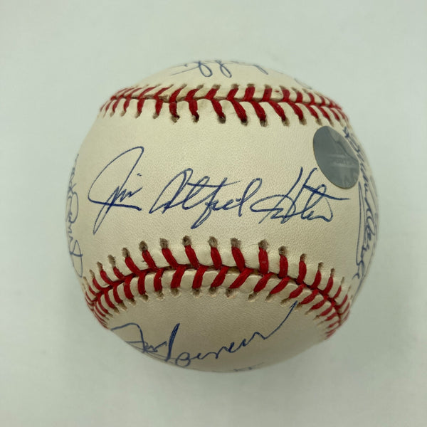 1978 Yankees World Series Champs Team Signed American League Baseball JSA COA