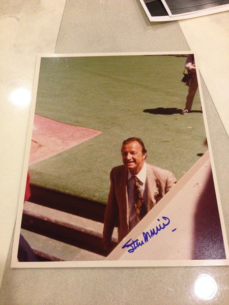 STAN MUSIAL SIGNED ORIGINAL 1979 PHOTO FROM STAN MUSIAL ESTATE COLLECTION JSA