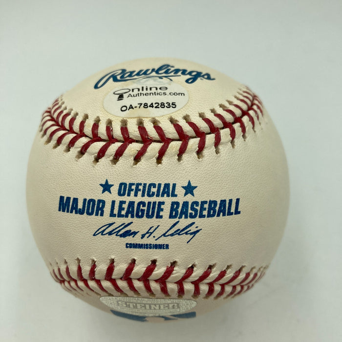 Mark Mcgwire & Sammy Sosa Signed Major League Baseball Steiner COA