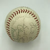 Pie Traynor Lefty Grove Joe Dimaggio Hall Of Fame Multi Signed Baseball JSA