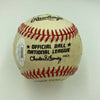 Beautiful 3,000 Hit Club Signed Baseball With Hit Totals Willie Mays JSA COA