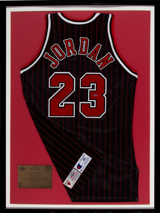 Michael Jordan "72-10" Signed 1995-96 Pro Cut Chicago Bulls Jersey PSA DNA & UDA