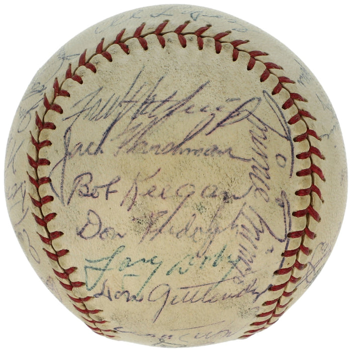 Nellie Fox 1957 Chicago White Sox Team Signed Baseball PSA DNA COA