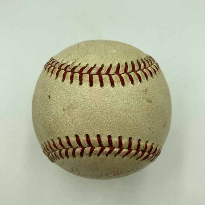 Ron Santo Playing Days Signed 1960's National League Giles Baseball JSA COA