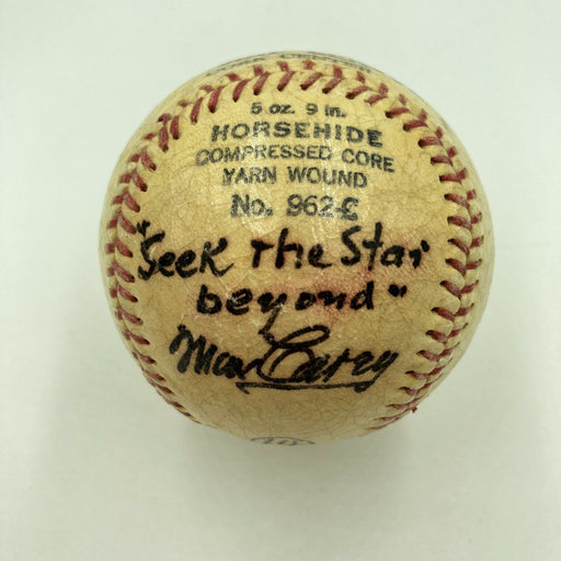 Rare Max Carey Single Signed Autographed Baseball PSA DNA COA Hall Of Fame