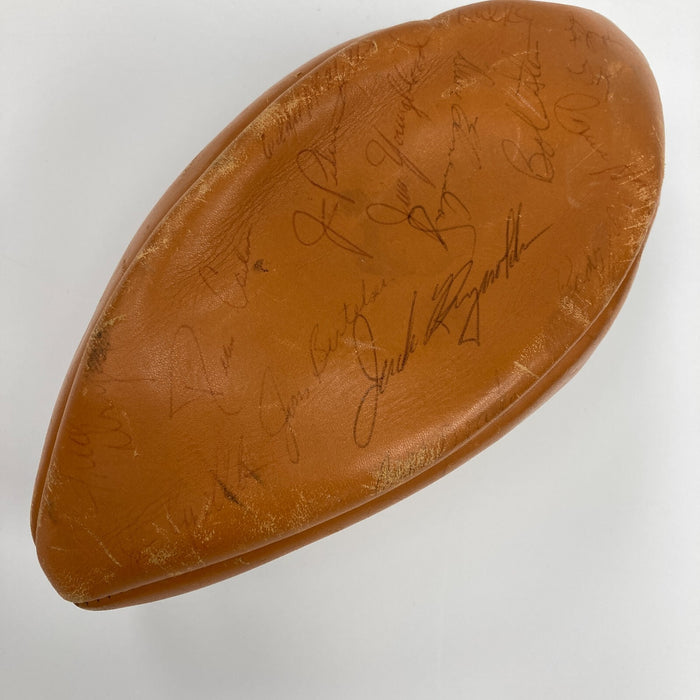 1974 Los Angeles Rams Team Signed Football 45 Sigs PSA DNA COA