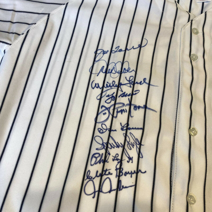 Derek Jeter Yankees Legends Multi Signed New York Yankees Jersey JSA COA Steiner