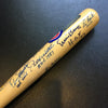 Beautiful Chicago Cubs Hall Of Fame Legends (9) Signed Bat Ernie Banks JSA COA