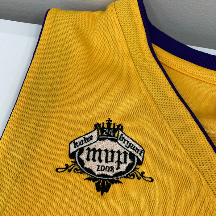 Kobe Bryant 2007-08 NBA MVP Signed Pro Cut Los Angeles Lakers Jersey UDA & JSA