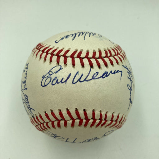 Earl Weaver  Baseball Legends Signed Baseball With 18 Signatures