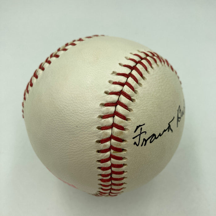 The Finest Frank "Home Run" Baker Single Signed Baseball JSA COA
