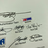 1996 New York Yankees World Series Champs Multi Signed W.S. Baseball PSA DNA