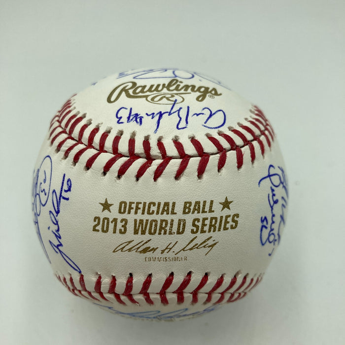 2013 Boston Red Sox World Series Champs Team Signed W.S. Baseball JSA COA
