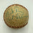 1961 World Series Umpires Signed Game Used Baseball JSA COA Yankees Reds