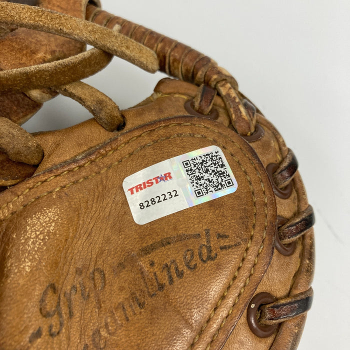 Johnny Bench Signed 1968 Rookie Game Issued Catcher's Mitt Gove JSA COA