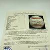 James Lovell Apollo 13 Signed Autographed American League Baseball With JSA COA