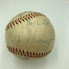 Satchel Paige Rocky Marciano Red Grange Sports Legends Signed Baseball Beckett