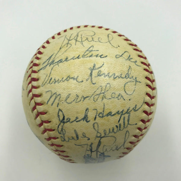 Beautiful 1937 Chicago White Sox Team Signed American League Baseball JSA COA