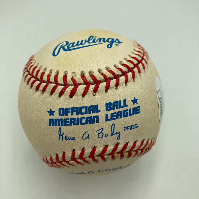 Mickey Carroll "Follow The Yellow Brick Road" Signed Baseball JSA COA