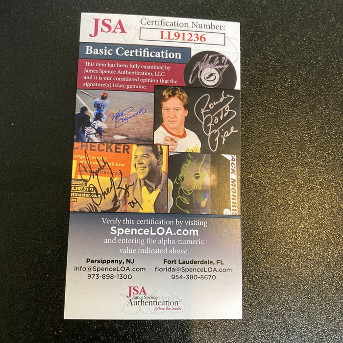Leslie Nielsen Signed Autographed Bad Golf Made Easier VHS Movie With JSA COA