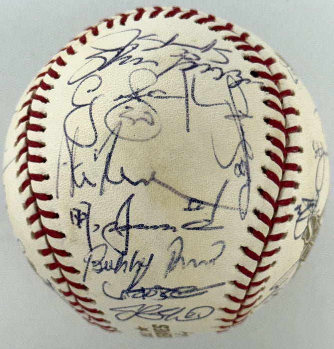 2008 Tampa Bay Rays AL Champs Team Signed World Series Baseball Beckett COA