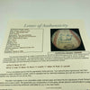 Nice 1956 Chicago Cubs Team Signed National League Baseball Ernie Banks JSA COA