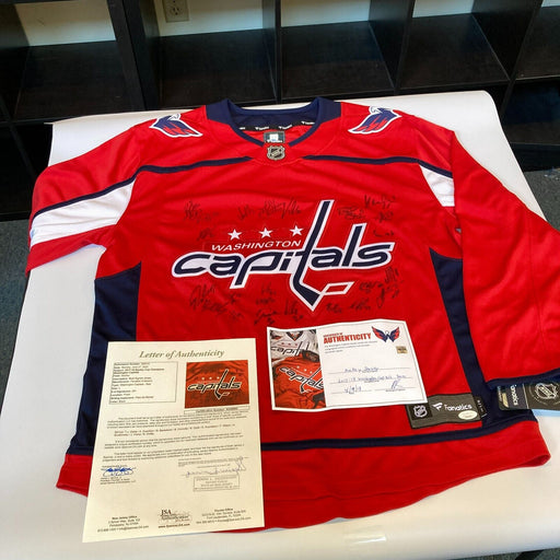 2017-18 Washington Capitals Stanley Cups Champs Team Signed Jersey JSA COA