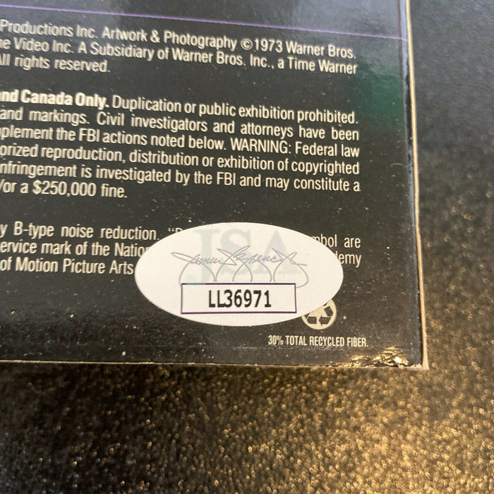 Linda Blair & William Friedkin Signed The Exorcist VHS Movie With JSA COA