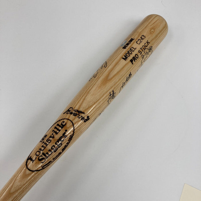 2010 San Francisco Giants World Series Champs Team Signed Baseball Bat JSA COA