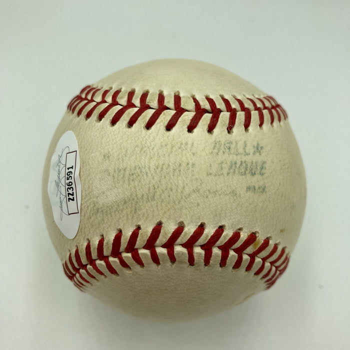 Casey Stengel Single Signed 1960's American League Joe Cronin Baseball JSA COA