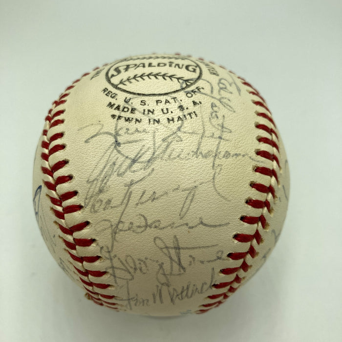 1975 New York Mets Team Signed National League Baseball Tom Seaver JSA COA