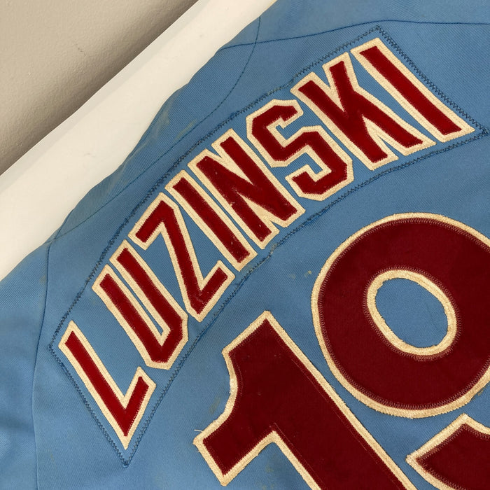 Greg Luzinski 1977 Signed Game Used Philadelphia Phillies Jersey MEARS A9