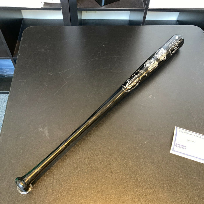 Beautiful Derek Jeter Signed 2000 All Star Game & World Series Bat Steiner COA